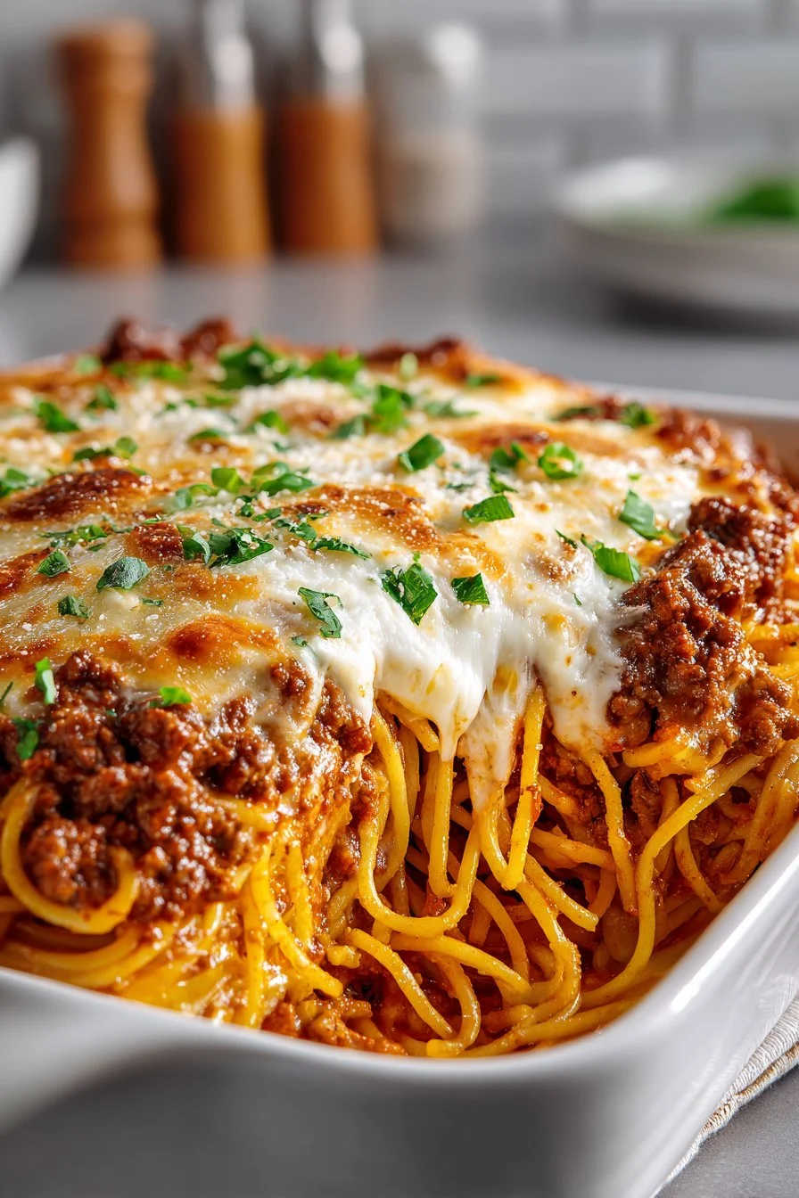 sunday dinner baked spaghetti casserole 2026 06 07 040355