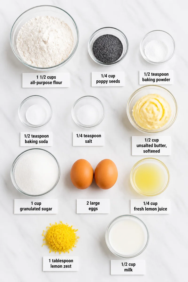 Bakery Style Lemon Poppy Seed Muffin Breakfast 7 bakery style lemon poppy seed muffin breakfast 2026 07 15 030027