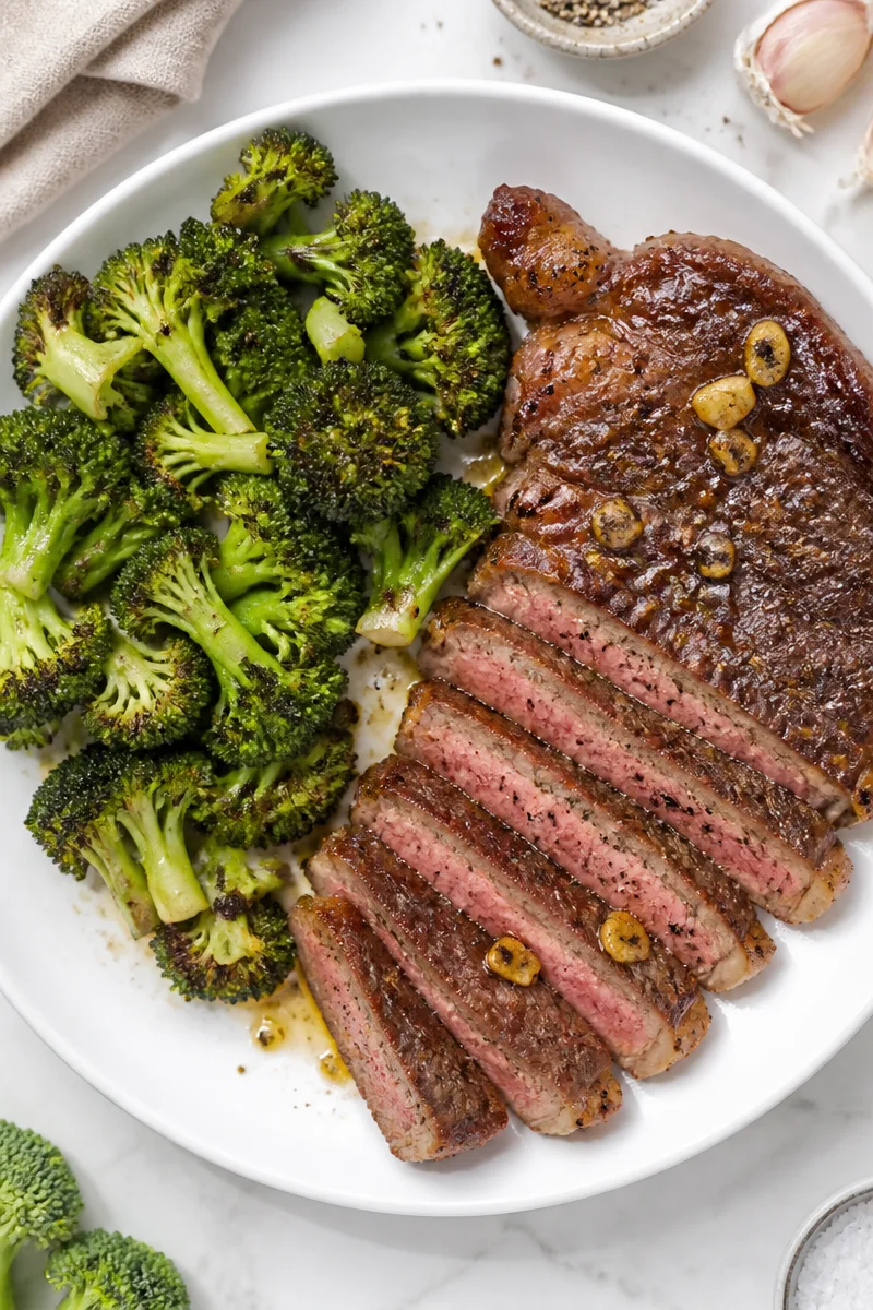cast iron ribeye steak and broccoli keto dinner re 2026 07 08 042152 2