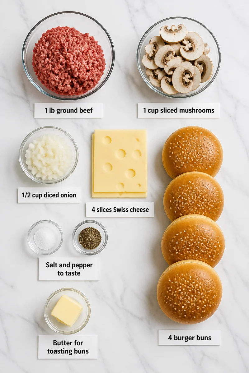 cheesy mushroom and swiss smash burger recipe 2026 07 13 194555