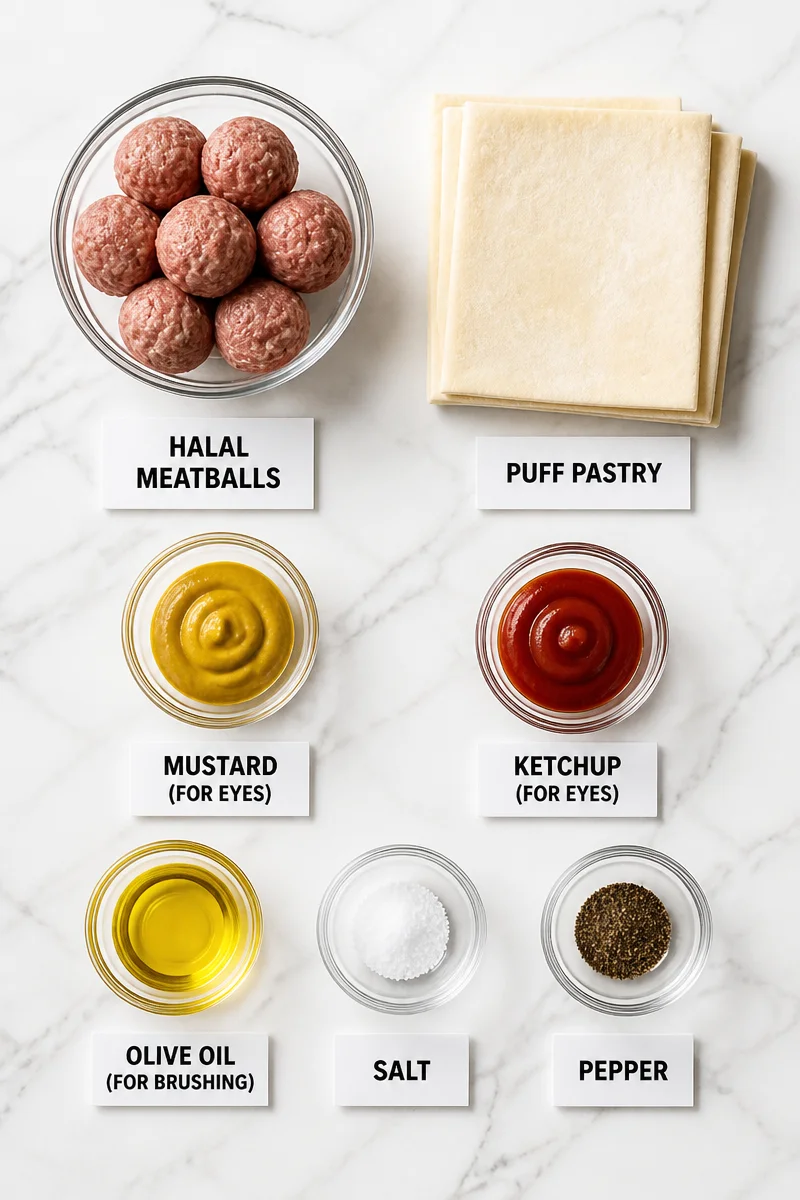 Creepy Mummy Wrapped Halal Meatball Halloween Appetizer 7 creepy mummy wrapped halal meatball halloween appe 2026 07 17 044113