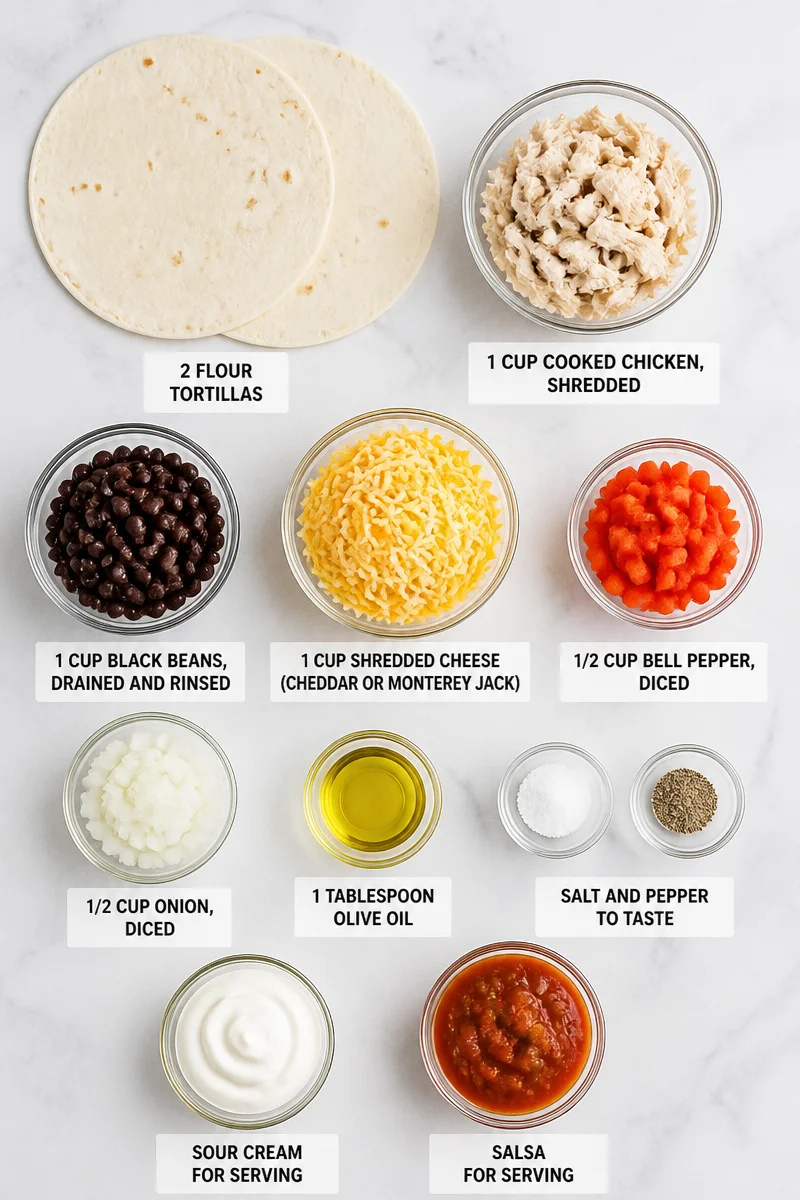 Easy Chicken Quesadilla with Black Bean 7 easy chicken quesadilla with black bean 2026 07 26 052705