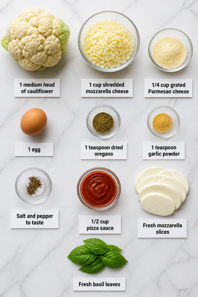 healthy cauliflower crust margherita pizza dinner 2026 07 15 030020