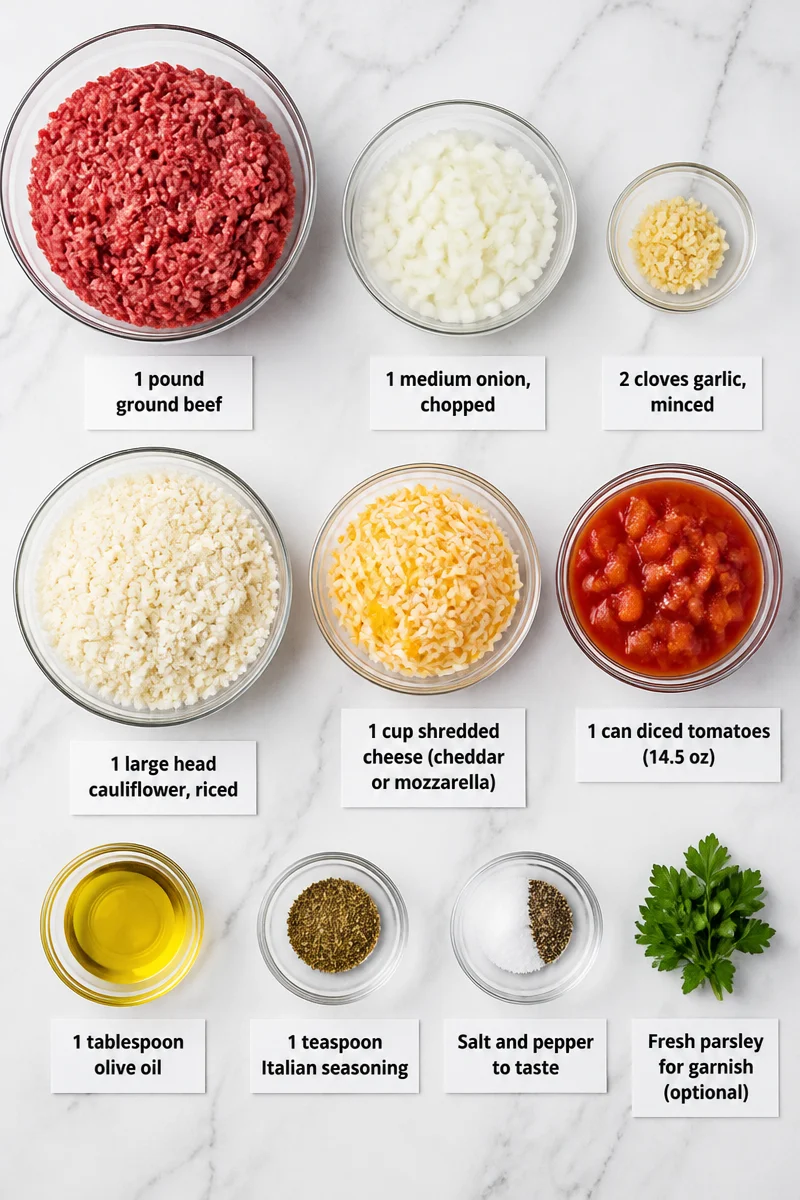 Keto Hamburger Meat Casserole with Cauliflower Rice 7 keto hamburger meat casserole with cauliflower ric 2026 07 21 035806
