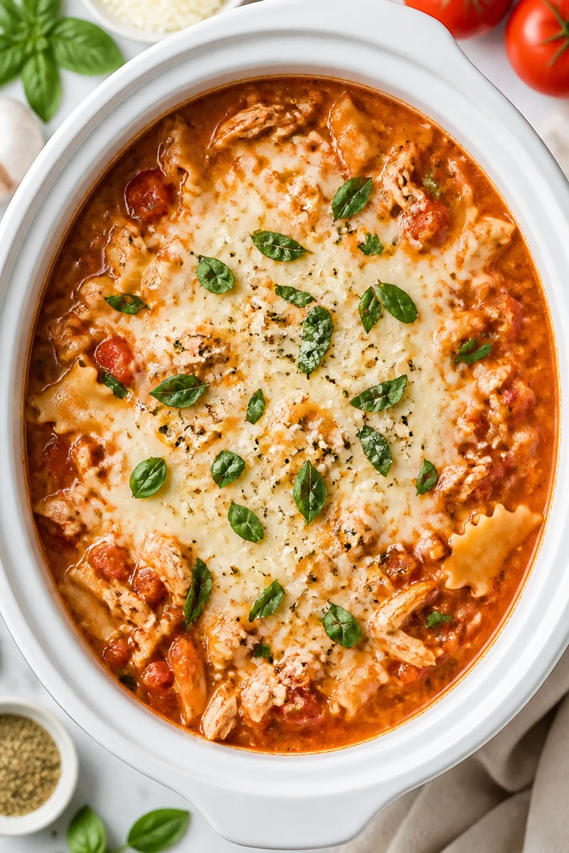 slow cooker cheesy chicken lasagna soup 2026 07 02 040924 2