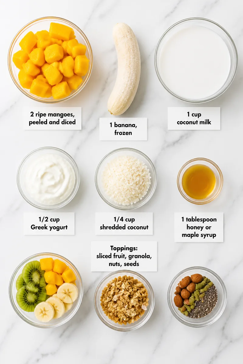 Tropical Mango And Coconut Smoothie Bowl Lunch 7 tropical mango and coconut smoothie bowl lunch 2026 07 15 030100