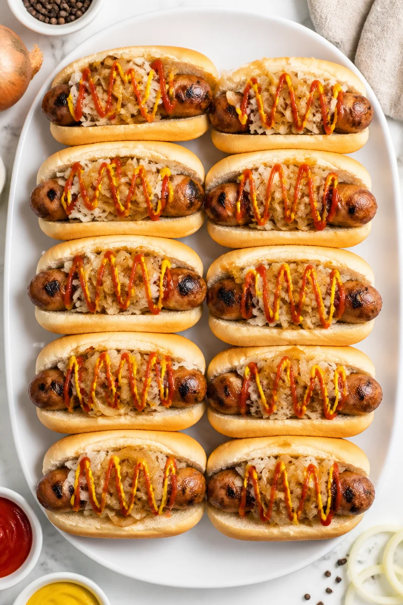 beer simmered grilled bratwurst with onions 2026 10 12 192209 2