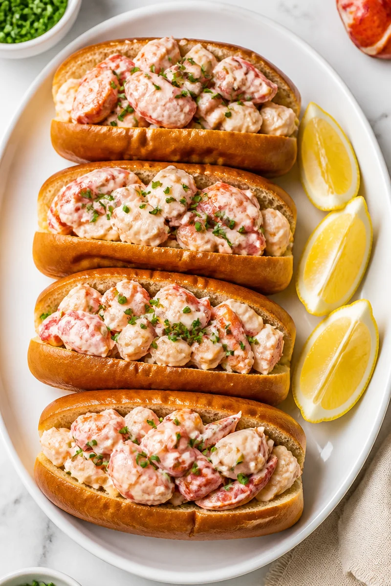 Maine Style Lobster Rolls With Chives 6 maine style lobster rolls with chives 2026 10 12 200605 2