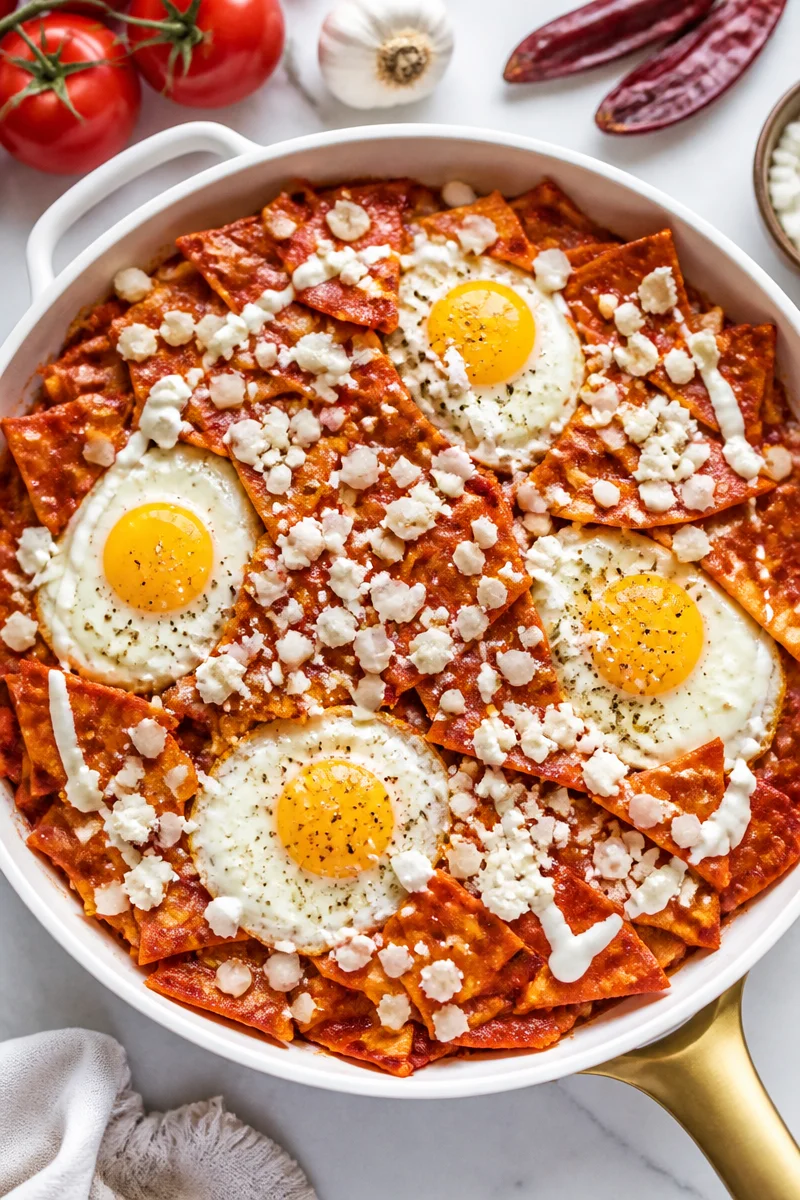 mexican chilaquiles rojos red sauce skillet 2026 10 12 192308 2